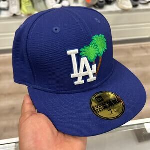 New Era Los Angeles Dodgers Palm Tree Classic Edition Fitted Hat Cap size 7 1/4